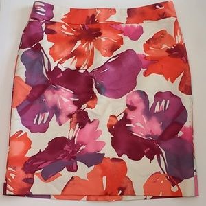 Ann Taylor Loft Floral Skirt